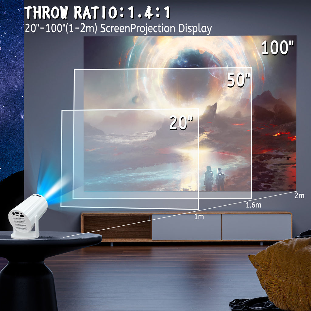 Proyector Portátil – "Cine en Cualquier Lugar"